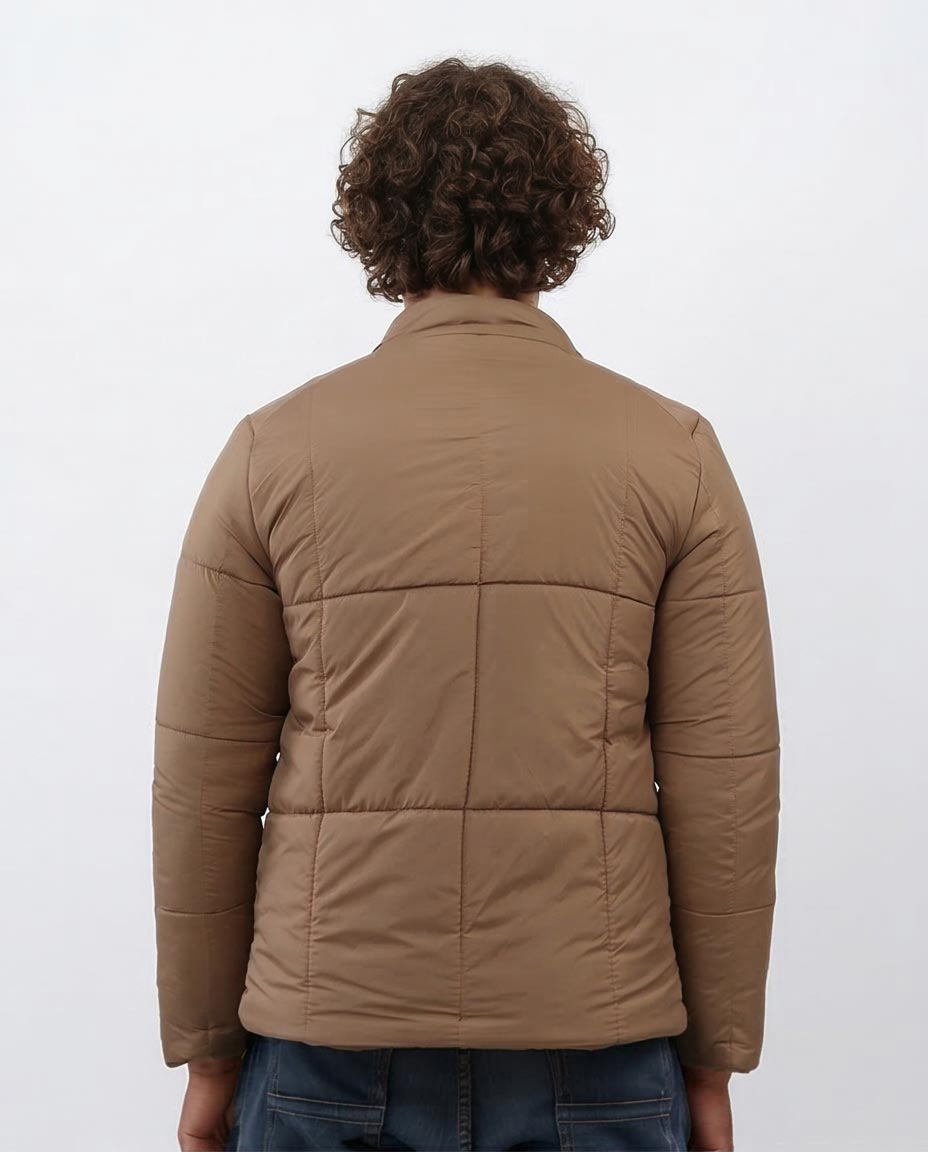 Ravin Men's Slim-Fit Quilted Puffer Jacket – Camel - o197518