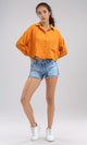 O197607 - Full Buttoned & Long Sleeves Polyester Shirt - Orange