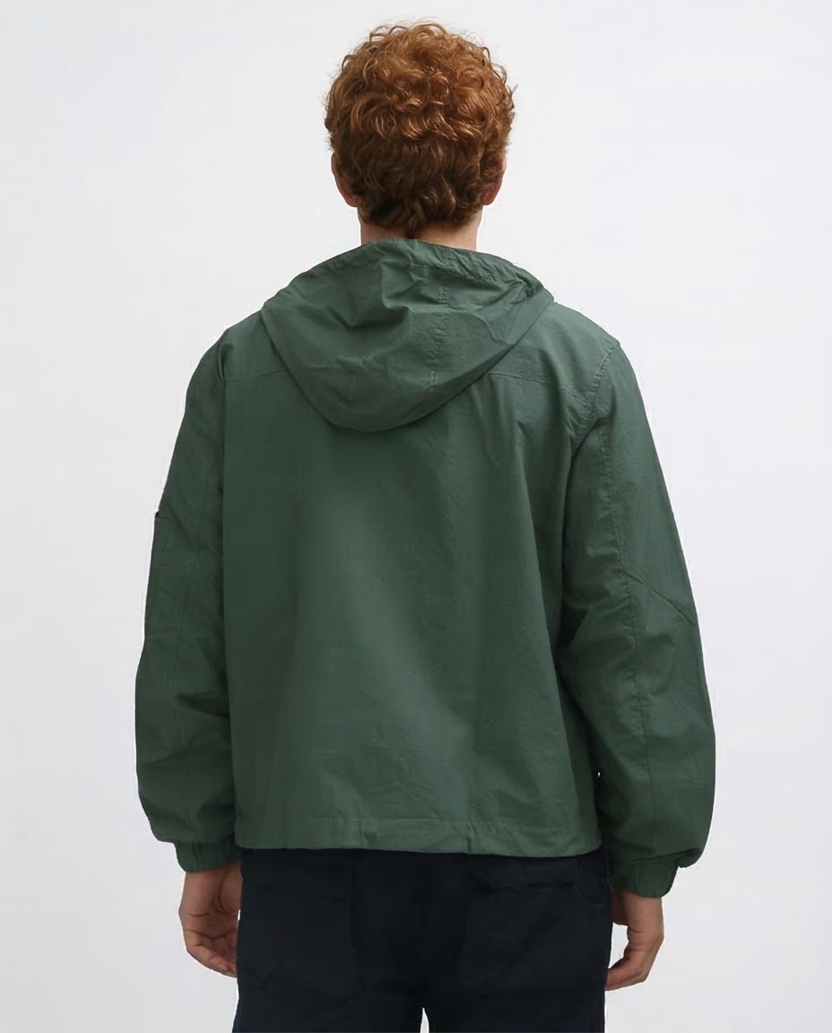 Ravin | Men's Lightweight Hooded Tech Windbreaker – Forest Green - O197938