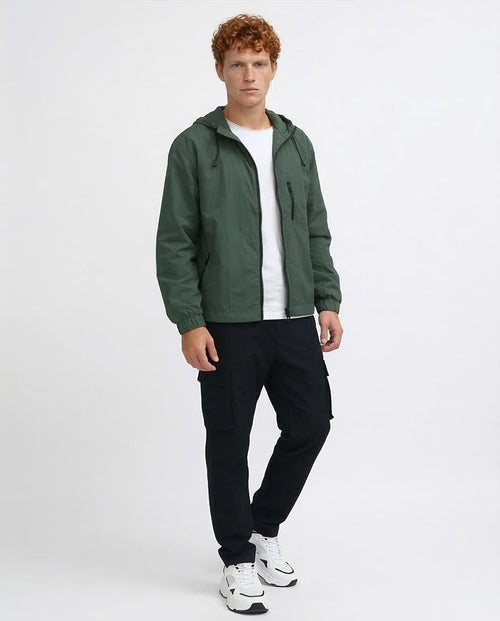 Ravin | Men's Lightweight Hooded Tech Windbreaker – Forest Green - O197938