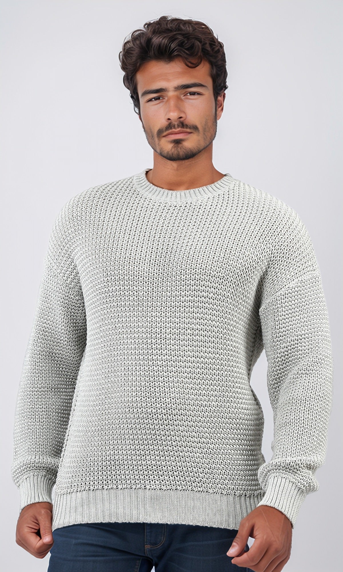 O198300-W24M037-TRICOT -L.GREY (MPL)