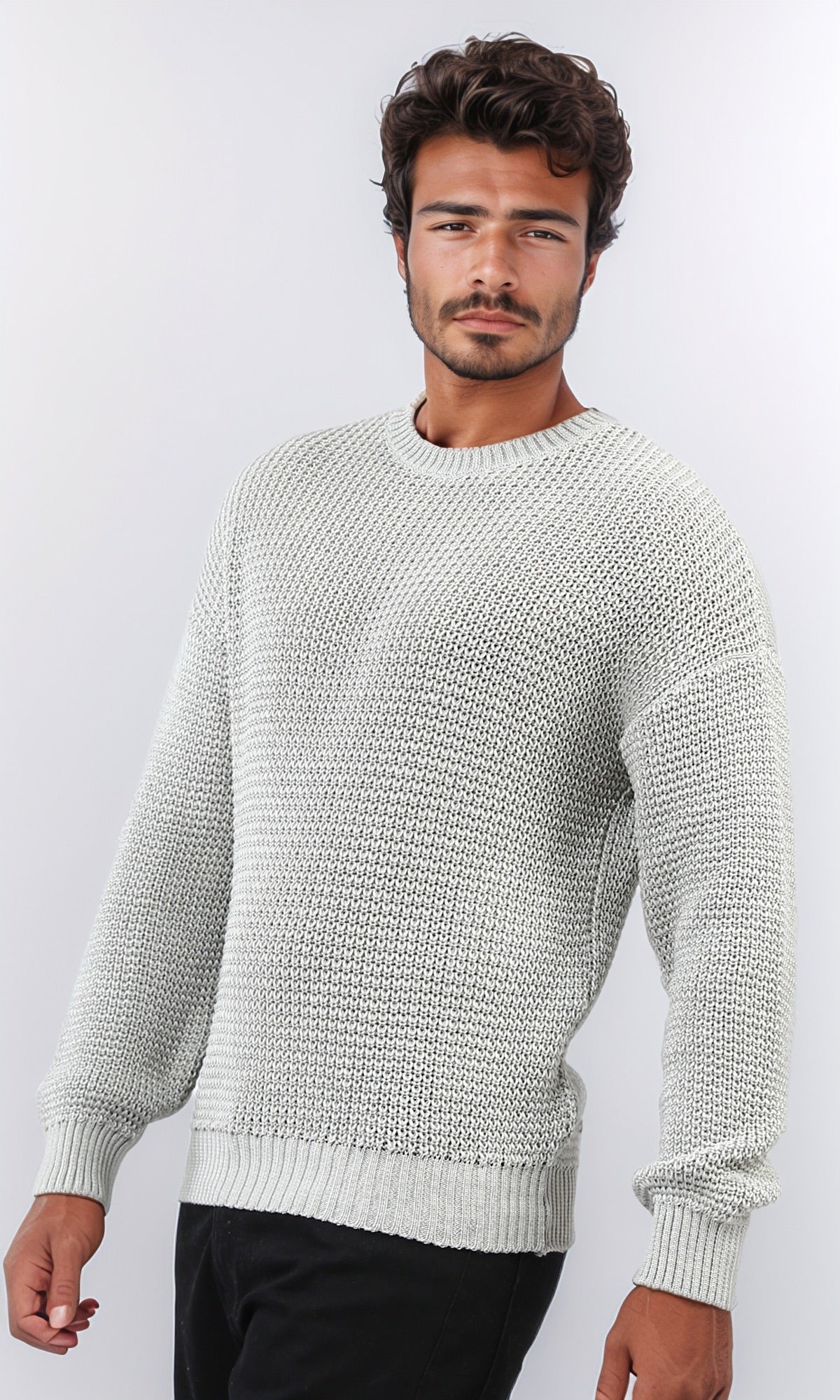 O198300-W24M037-TRICOT -L.GREY (MPL)