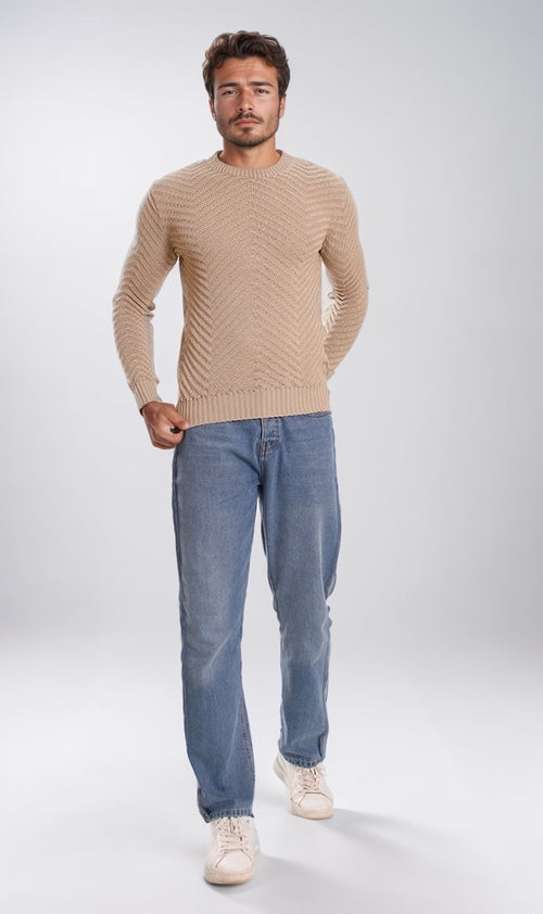 O198301-W24M040-TRICOT -BIEGE (MPL)