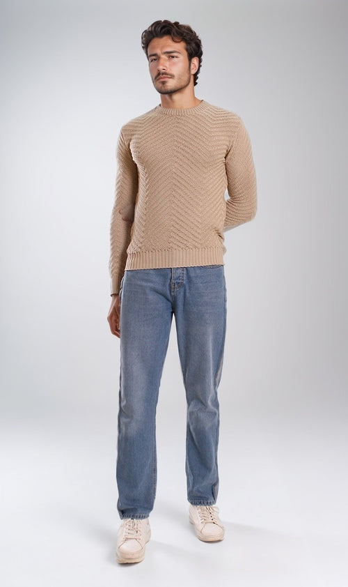 O198301-W24M040-TRICOT -BIEGE (MPL)