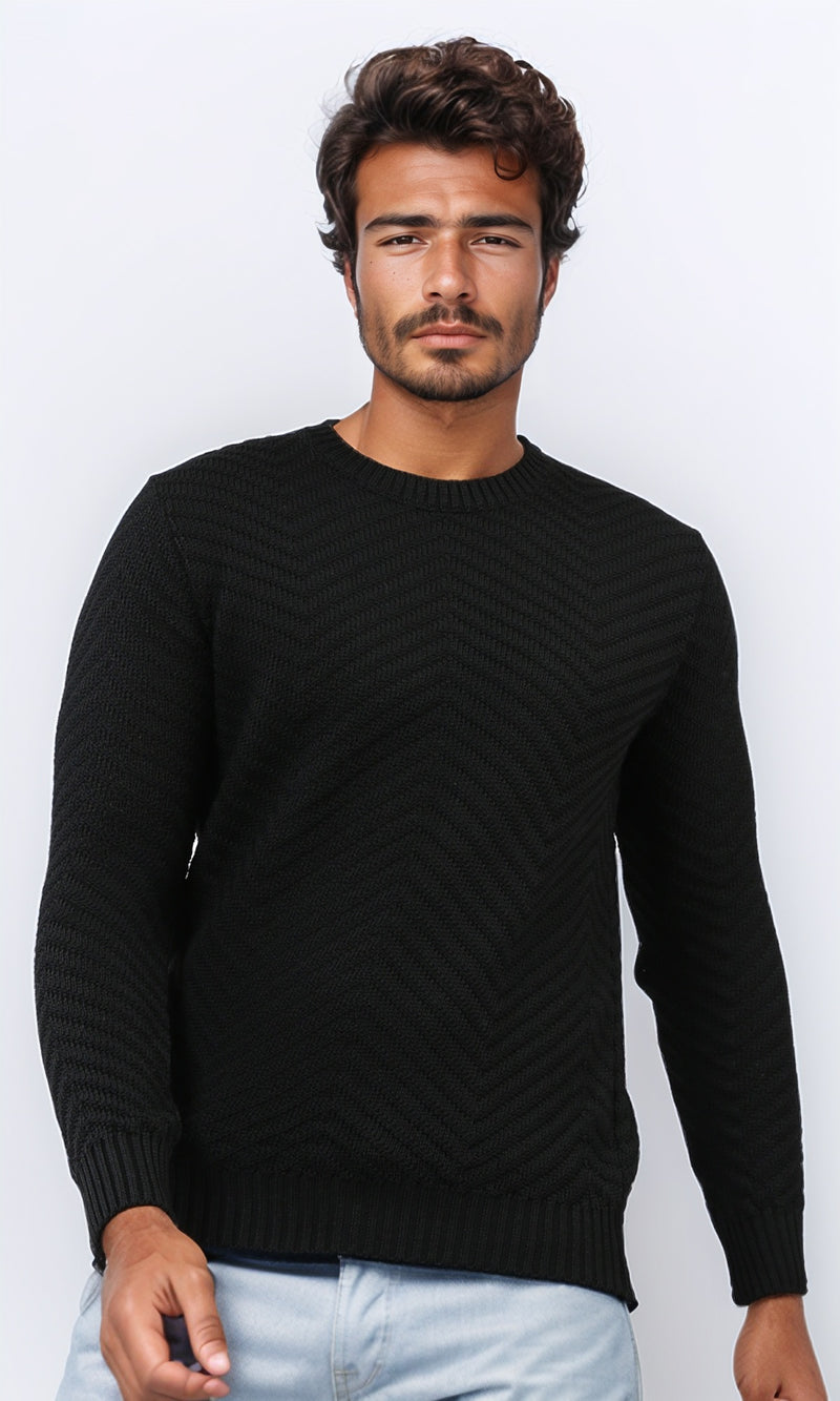 O198302-W24M040-TRICOT -BLACK (MPL)