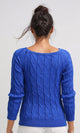 O198494 - Feminine Long Sleeve Pullover - Royal Blue