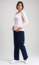 O198495 - Square Neck Winter Pullover - Rose
