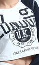 O198539 - Printed "London" Cotton Long Sleeves Tee - Black