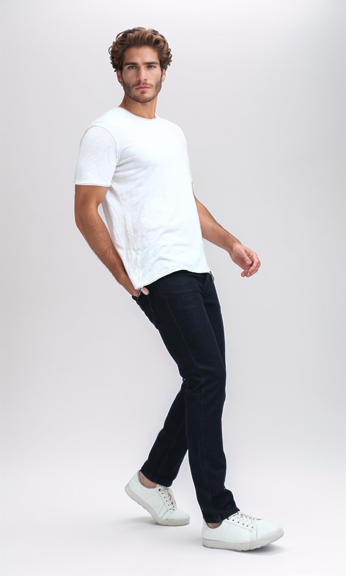 Midnight Indigo Slim Fit Essential Denim Jeans - O198552