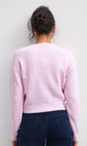 O198714 - Winter Long Sleeves Short Cardigan - Rose