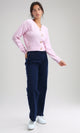 O198714 - Winter Long Sleeves Short Cardigan - Rose
