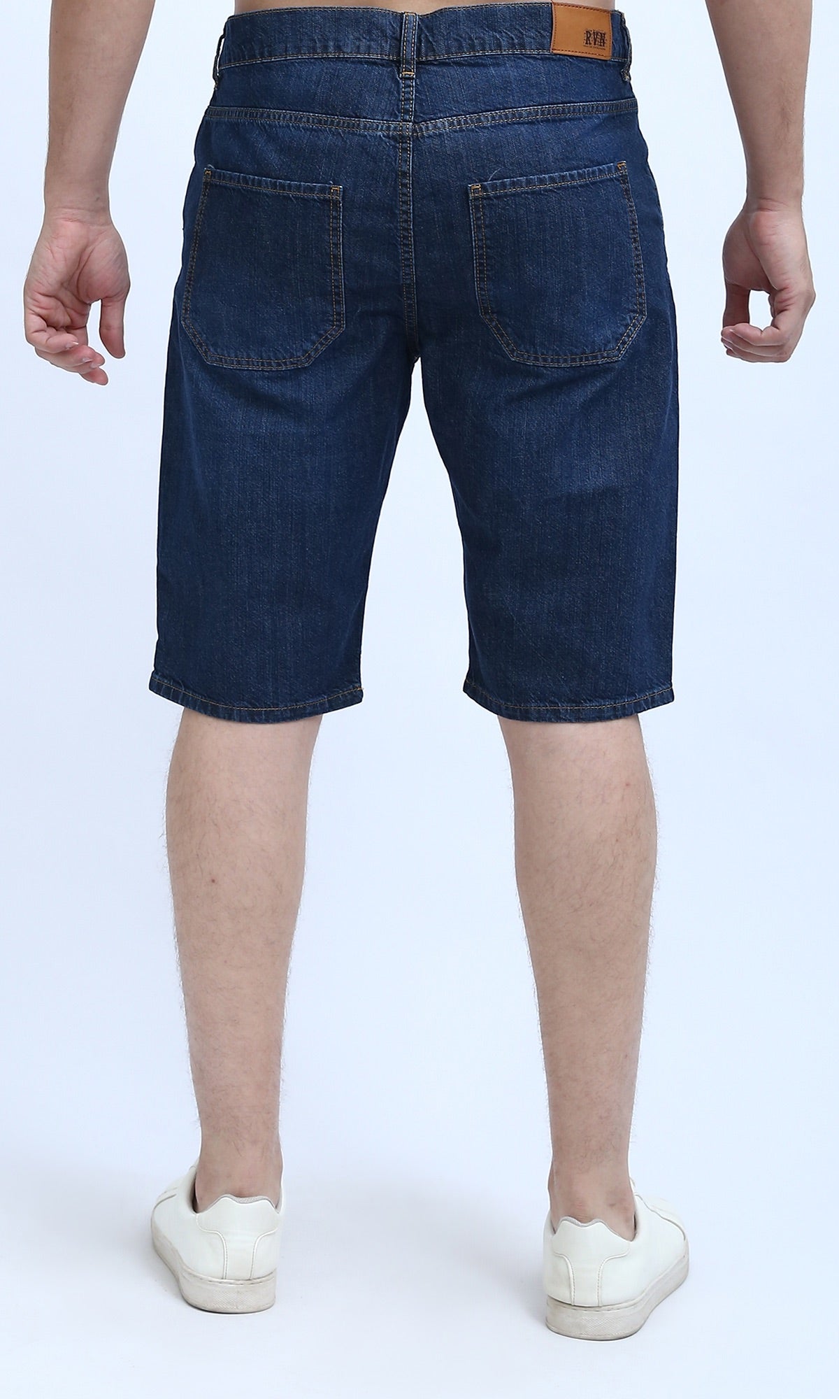 Classic Indigo Straight-Fit Denim Shorts - O198729