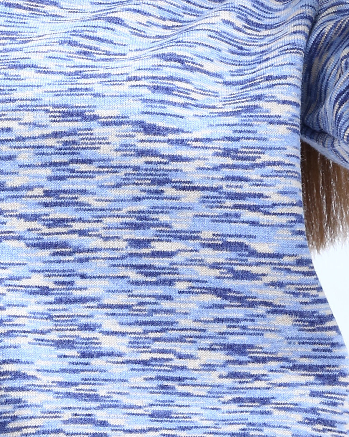 Ravin | Women’s Marled Mock-Neck Knit Sweater – Azure Mix - O199086
