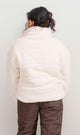 O199092 - Fur Bomber Jacket - Off White