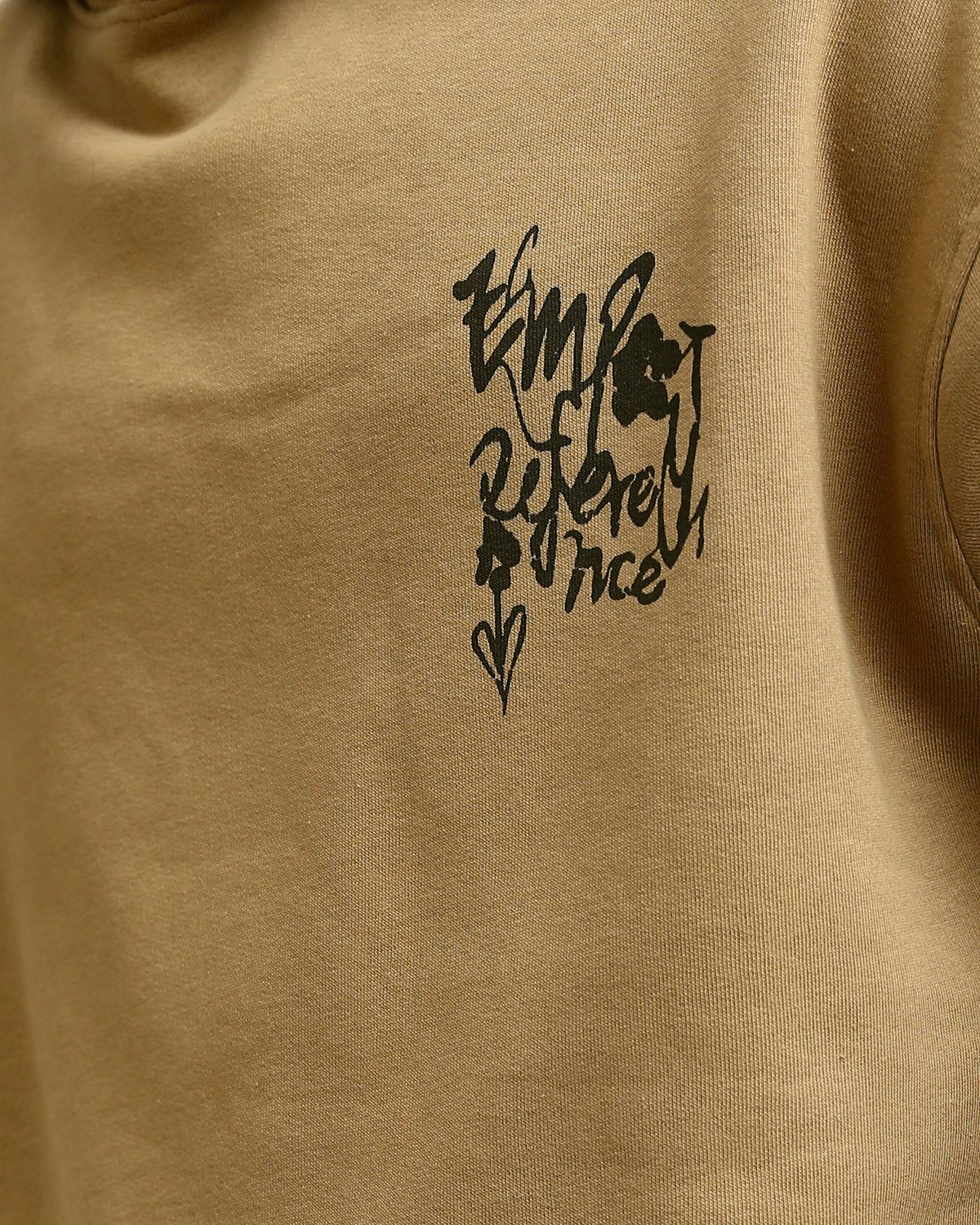 Ravin Men’s Sand Graffiti Graphic Oversized Hoodie – "Impact Reference" Collection - o199181
