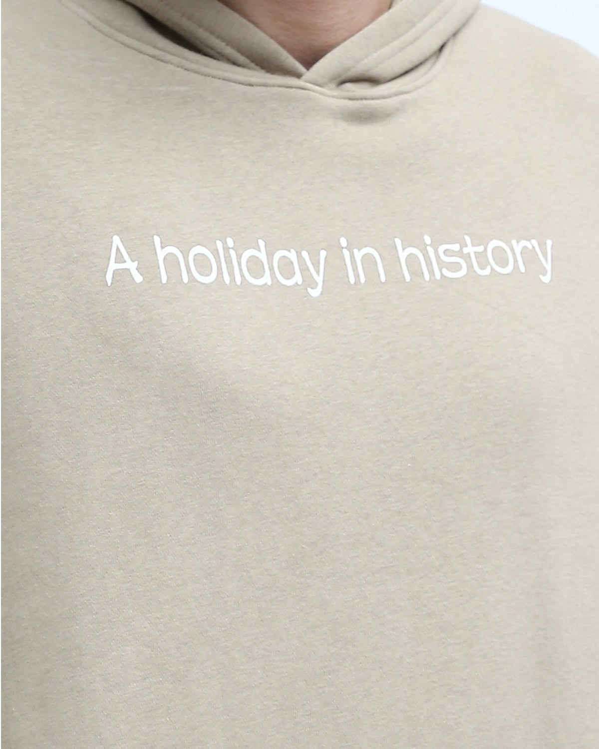 Ravin Oversized "Tasmania" Graphic Hoodie – Sand Khaki - O199182