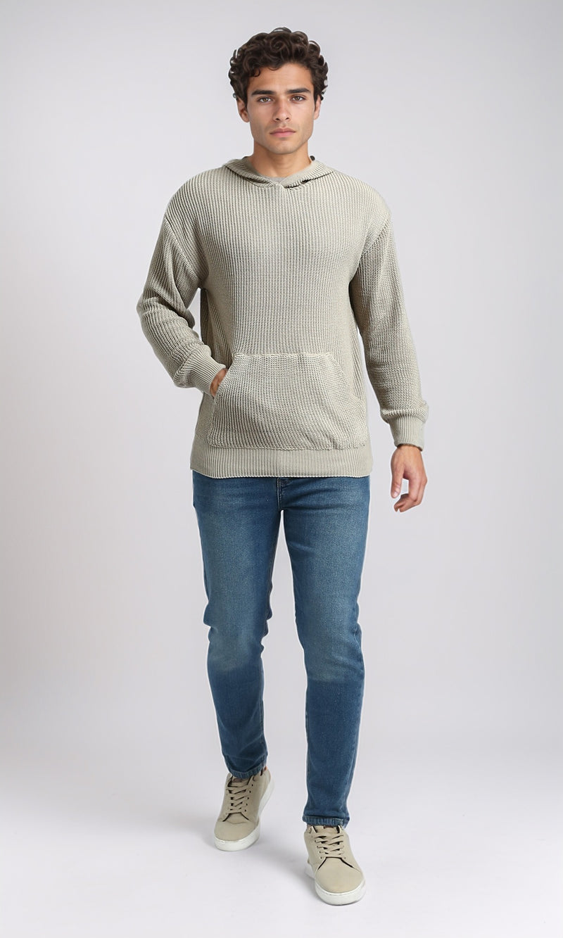 O199296 - Slim Leg Solid Denim Pants - Blue