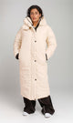 O199332 - Longline Water Proof Puffer - Cream