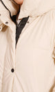 O199332 - Longline Water Proof Puffer - Cream