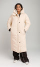 O199332 - Longline Water Proof Puffer - Cream