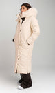 O199332 - Longline Water Proof Puffer - Cream