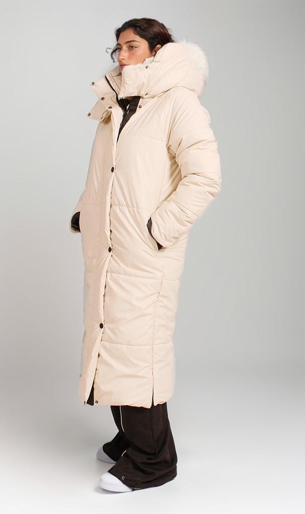 O199332 - Longline Water Proof Puffer - Cream