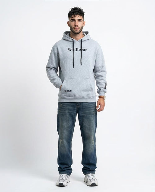 Heather Grey Kittlwear Eternal Graphic Hoodie - O199369