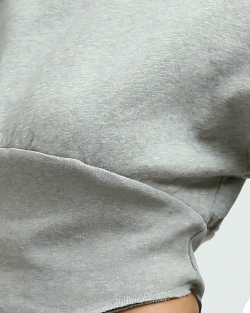 Ravin Women’s Cinched Waist Cropped Hoodie - Heather Grey - 0199389