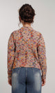 O199834-O199834 - Speckled Knit Sweater - Multicolor