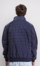 O199937 - Long Sleeves Zipped Bomber Jacket - Navy Blue