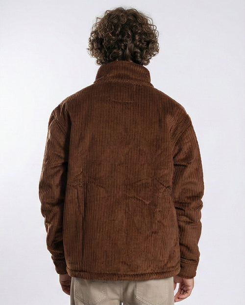 o199940-CORDUROY JACKET - BROWN
