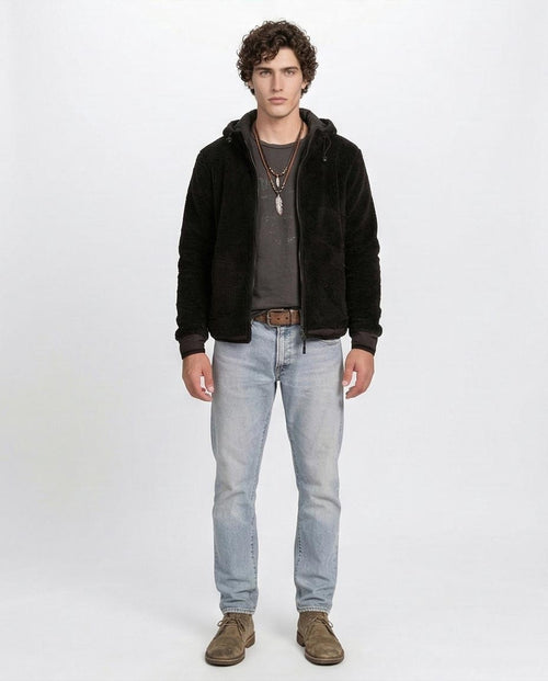 Ravin Men’s Heavyweight Sherpa Fleece Zip-Up Hoodie - O199951