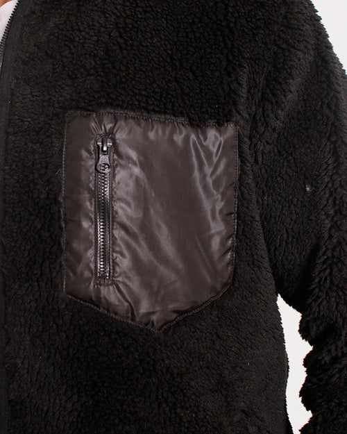 Ravin | Men’s Mixed-Media Sherpa Fleece Zip-Up Jacket - O199954