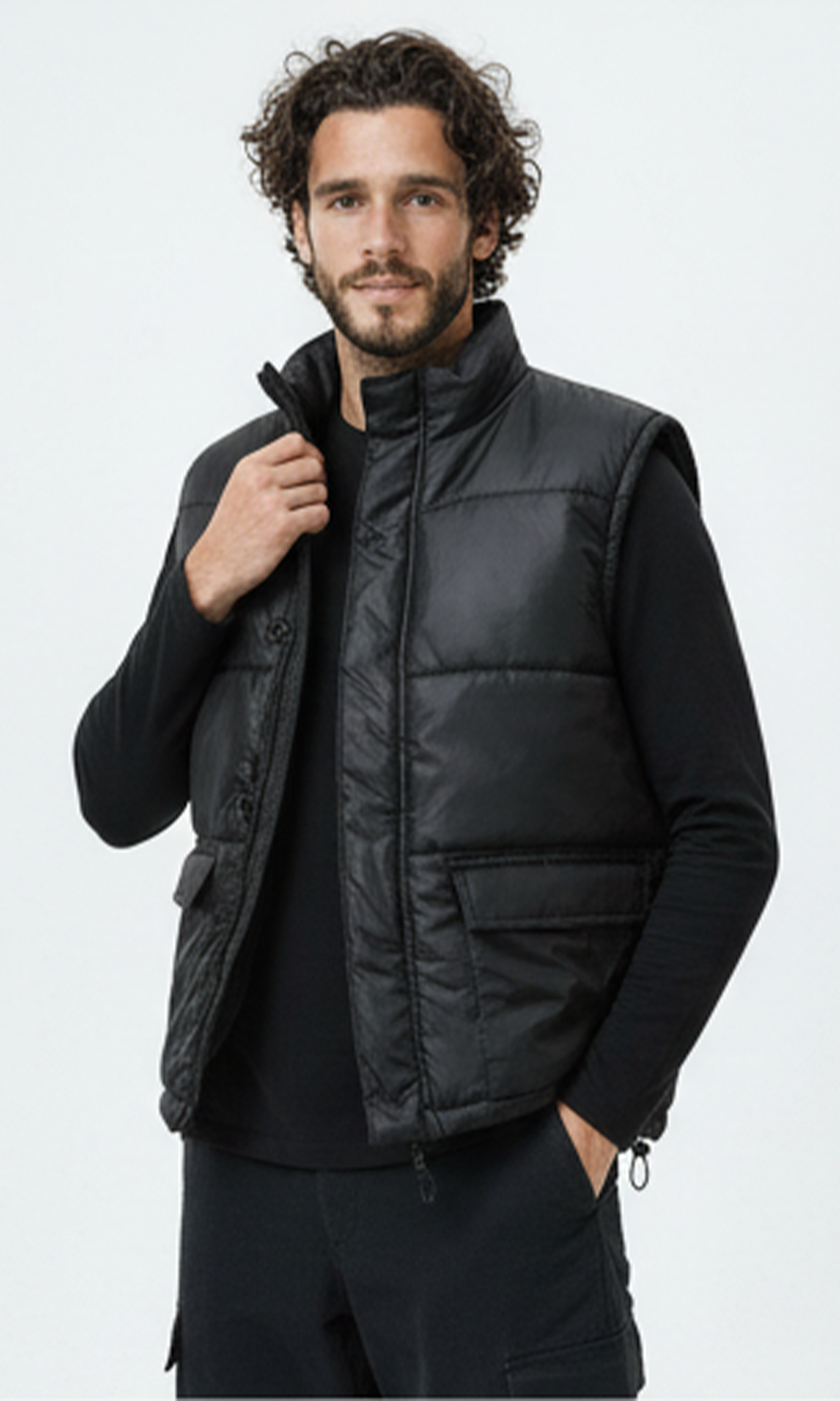 Urban Sleek Quilted Padded Vest - O199959