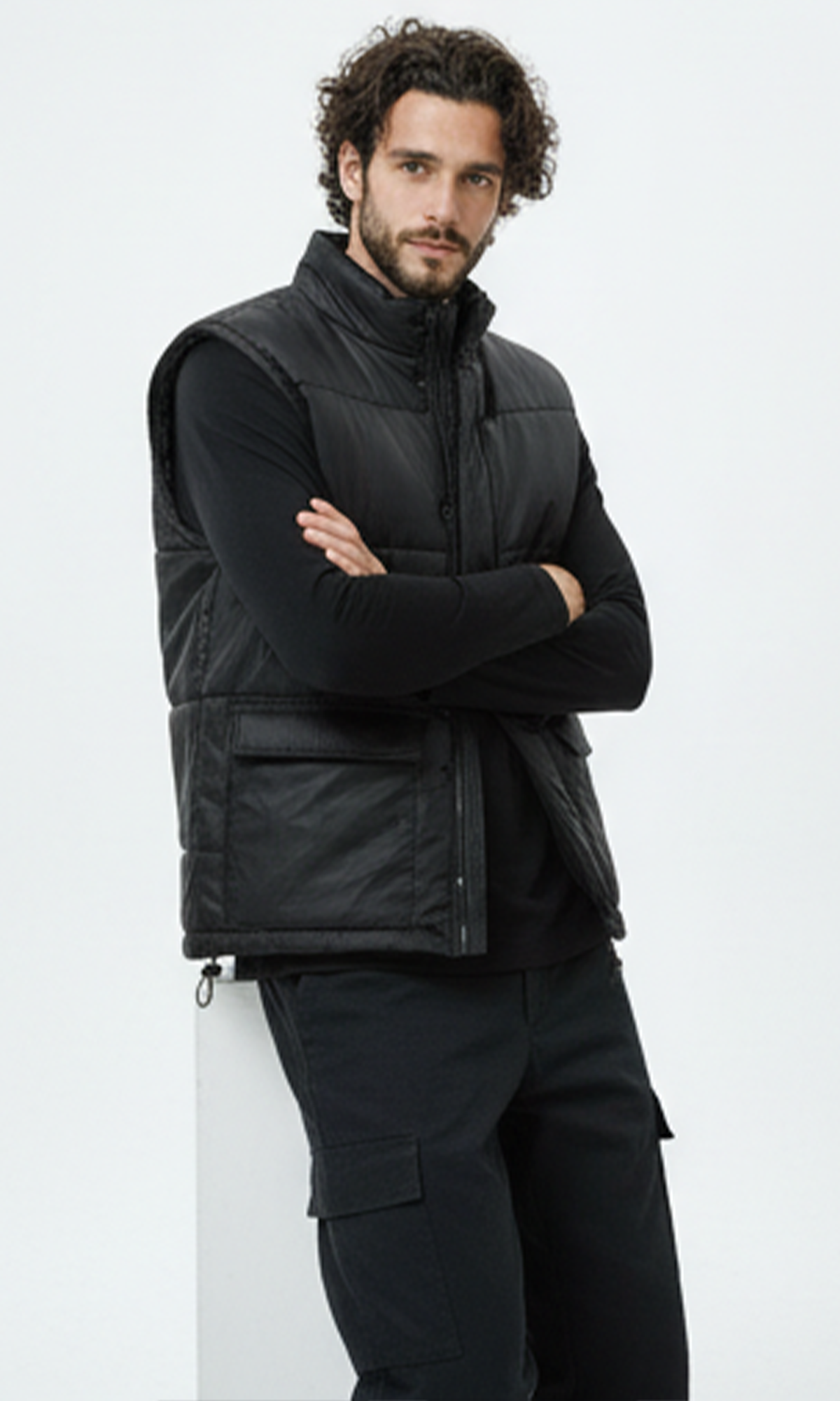 Urban Sleek Quilted Padded Vest - O199959