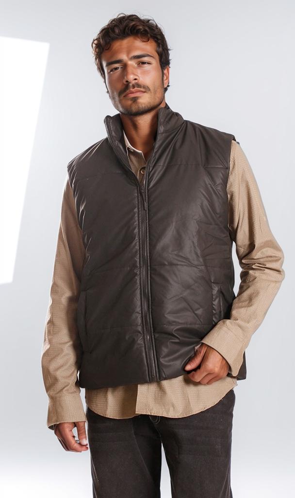 Sleek Urban Waterproof Sleeveless Puffer Vest - O199961