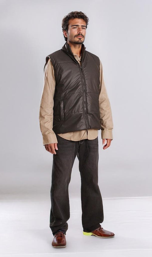 Sleek Urban Waterproof Sleeveless Puffer Vest - O199961