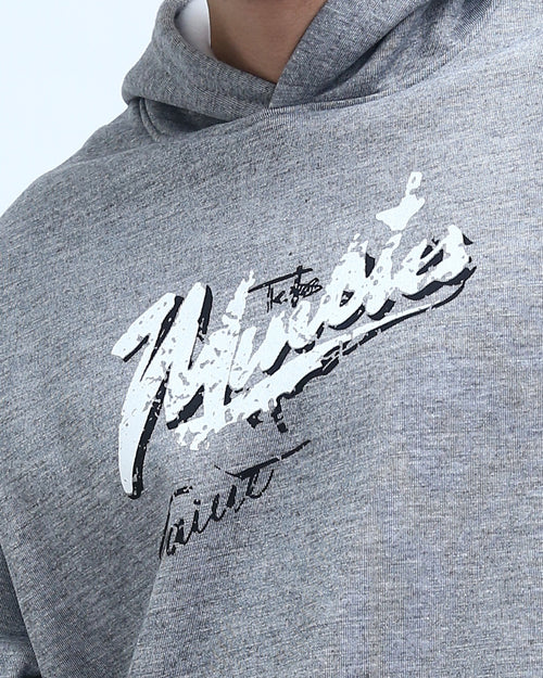 Men's Heather Grey Urban Bridge Graphic Hoodie - O200135