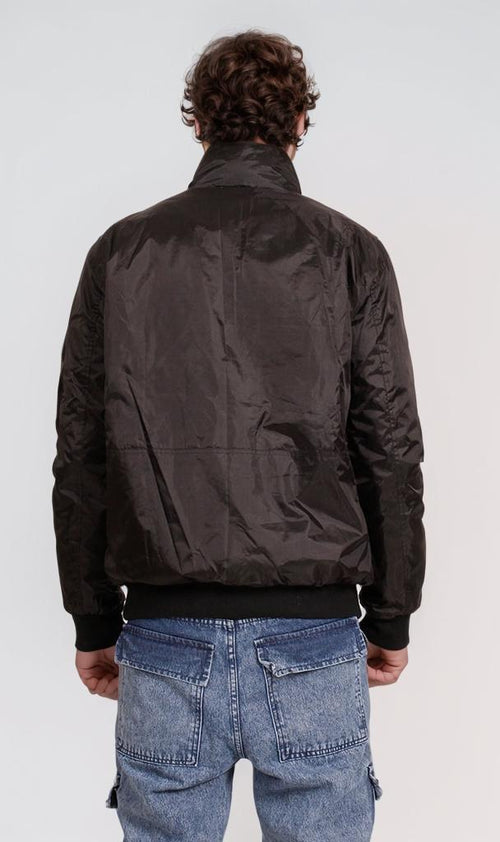 O200260-O200260 - Water-Resistant Flight Jacket - Black