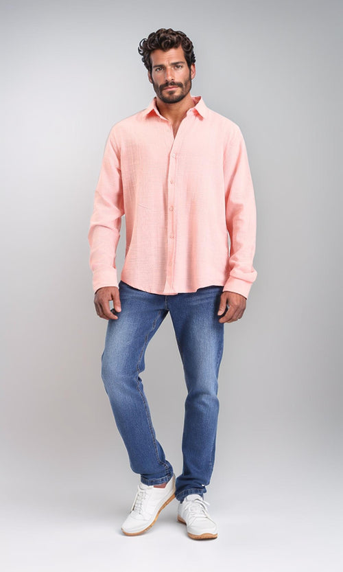 O200506-Regular Fit Casual Jeans - Standard Blue