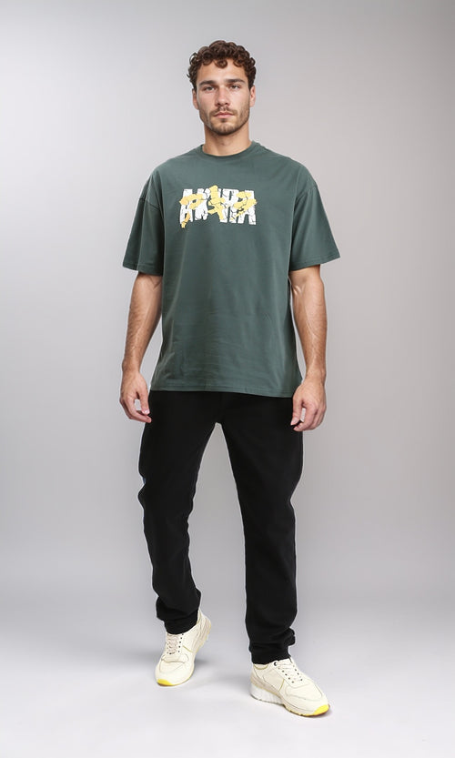 O200507 - Regular Fit Solid Jeans - Black