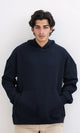 O200528 Winter Black Hoodie Neck With Long Sleeves