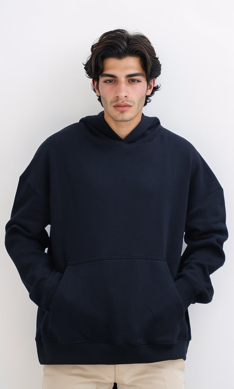 O200528 Winter Black Hoodie Neck With Long Sleeves