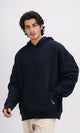 O200528 Winter Black Hoodie Neck With Long Sleeves