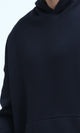 O200528 Winter Black Hoodie Neck With Long Sleeves