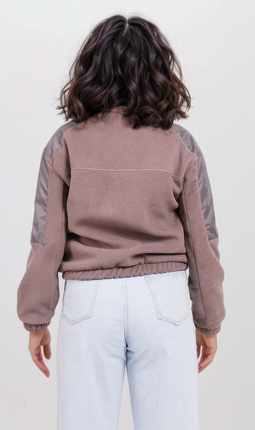 o200771-STRIPED BUTTON-UP SHIRT - WHITE & GREY