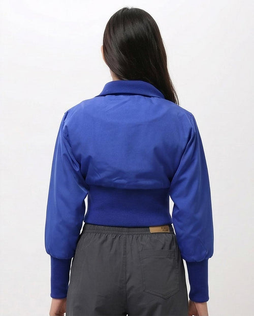 Ravin Crop Utility Bomber Jacket - Bold Blue - O200779