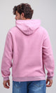 O200901 - Solid Hoodie with Kangaroo Pocket - Light Pink