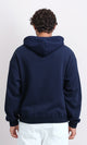 O200907 - Long Sleeves Winter Basic Hoodie - Navy Blue
