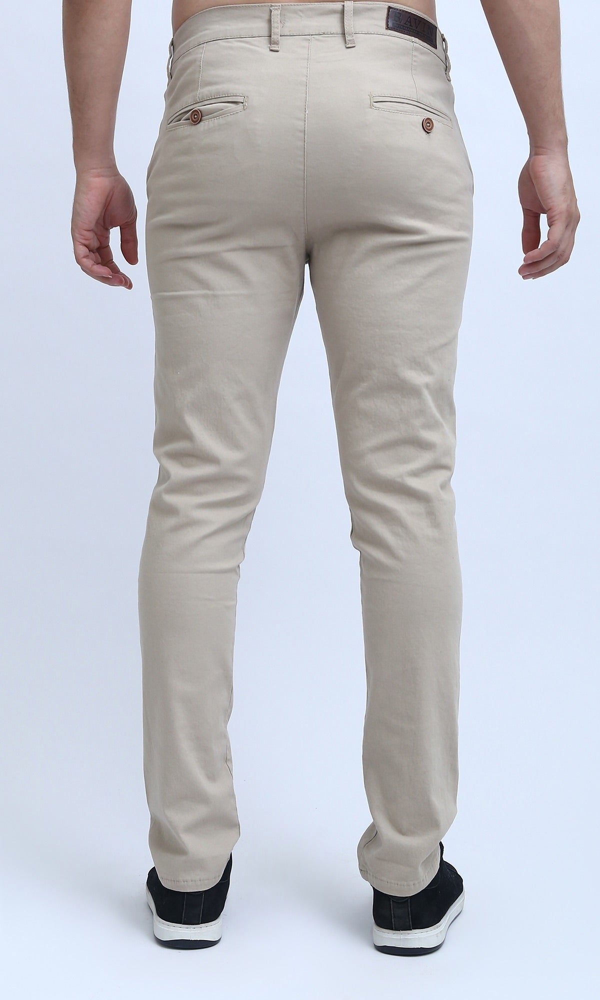 O201043 - Regular Fit Gabardine Pants - Beige